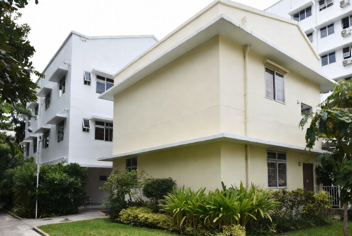 Exterior facade after painting